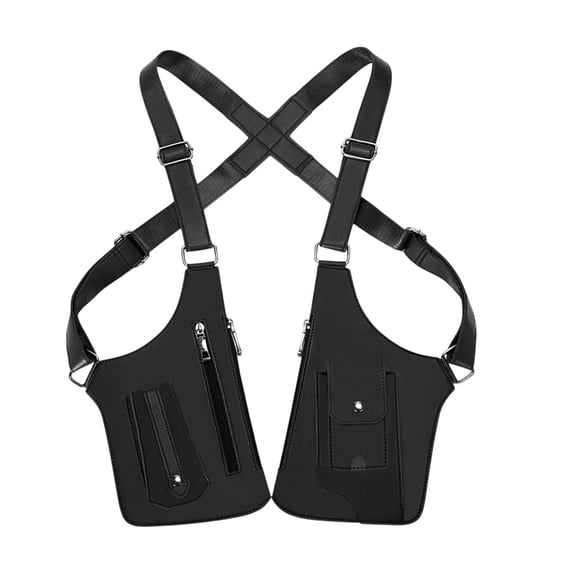 2026 New Premium Leather Adjustable Underarm Shoulder Bag for Men, Anti-Theft Hidden Strap Security Bag