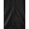 thumbnail image 4 of Ma Croix Womens Premium French Terry Zip Up Wrinkle Resistant Hoodie, 4 of 6