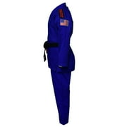 Brazilian Jiu Jitsu Gi Ray Series for Adult Men by Fadi Sports - Blue Color A0