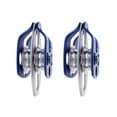 thumbnail image 3 of Polea doble Sharpla de rodamiento de bolas 2Pcs 32KN para sistema de aparejos de bloque Azul, 3 of 7