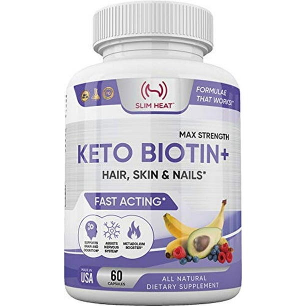 Biotin 10000mcg with Calcium - Healthy Hair Growth Supplement - Hair Skin and Nails Vitamins for Women & Biotin 10000mcg with Calcium - Healthy Hair Growth Supplement - Hair Skin and Nails Vitamins for Women &