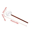 thumbnail image 2 of Wovilon Creative Milk Dessert Glass Color Spoon Sharp Mouth Big Soup Spoon Household Slanted Mouth Boiled Red Wine Glass Spoon, 2 of 4