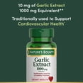 thumbnail image 5 of Nature's Bounty Garlic 1000 mg Softgels, Heart & Circulatory Health Cholesterol Support, Herbal Supplement, 100 Count, 5 of 9