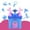 Blue BU, variant on Usmixi Holiday Gift Children's Educational Toys Family Assembled Girls' Toys Castle Parent-child Interaction Toy Box