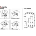 thumbnail image 6 of Berta Half Overlay Soft Close Frameless Cabinet Door Inset Hinges (30 Pack), 6 of 7