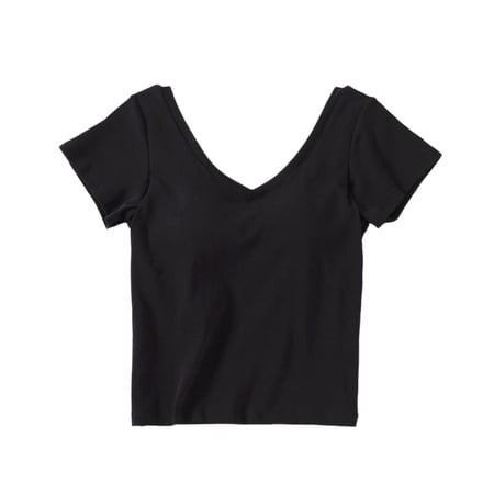 Womens Tank Built In Bra Crop Tank Wide Round Neck Home Yoga Camisoles for Women Black L
