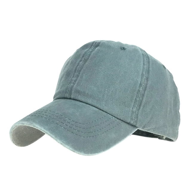 Explosions Washed Old Light Plate Baseball Cap Solid Color Cap Female Couple Men and Women Pure Cotton Light Plate Sun Hat