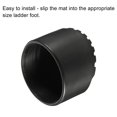 thumbnail image 5 of Alfombrilla antideslizante Unique Bargains Goma Negro 80mm Paquete de 4, 5 of 5