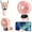 Pink, variant on 2026 NEW Handheld Fan, Combination Pack-White-Handheld Fan With 4000 MAh Battery Max 48 Hours Runtime,Pocket Fan Portable Battery Operated Or USB Powered Fan,5 Speeds,Mini USB Portable