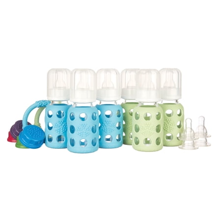 Lifefactory Starter Set, Sky Blue & Spring Green, 16 Ct