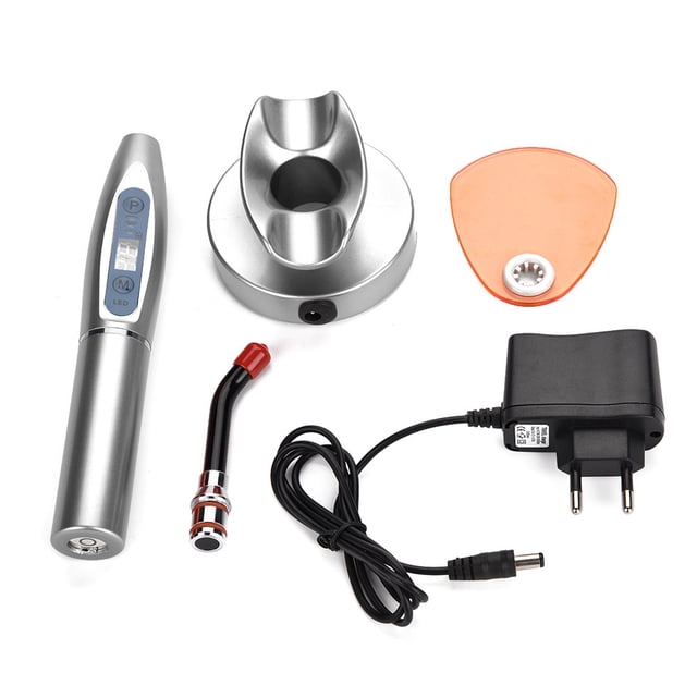 Lámpara De Luz LED De Curado Dental Inalámbrica Recargable - Enchufe De La UE