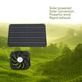 thumbnail image 4 of 15W Solar Panel Fan Efficient Ventilation for RVs, Greenhouses Lightweight Portable, 12V DC Power Versatile Design Easy Operation, Suitable for Pets Home, 4 of 7