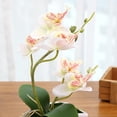 thumbnail image 3 of Bonsái Artificial Faux de Flor Toque Real Arreglo de Plantas en Maceta interior y exterior Oficina en hogar Boda Decoración D Blanco Soledad bonsái sintético, 3 of 3