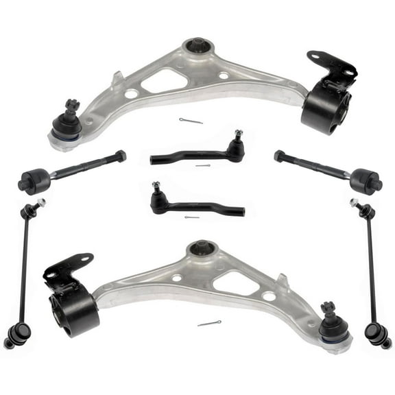 Front Lower Control Arms Ball Joint Tie Rods & Links For 2016-2021 Honda Pilot