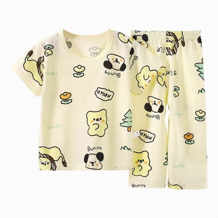 NIEWTR Baby Boy Clothes Toddler Kids Sweatsuits 2 Piece Set Boys Fall Winter Long Sleeve Crewneck Top with Elastic Waist Pants Casual Daily Wear for 0-6 Years(A-Beige 9-10 Years)