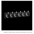 thumbnail image 4 of Perchero de cristal para el hogar, sin perforaciones, largo, transparente, sin costuras, para puerta de carga, para cocina, baño y parte trasera, 4 of 4