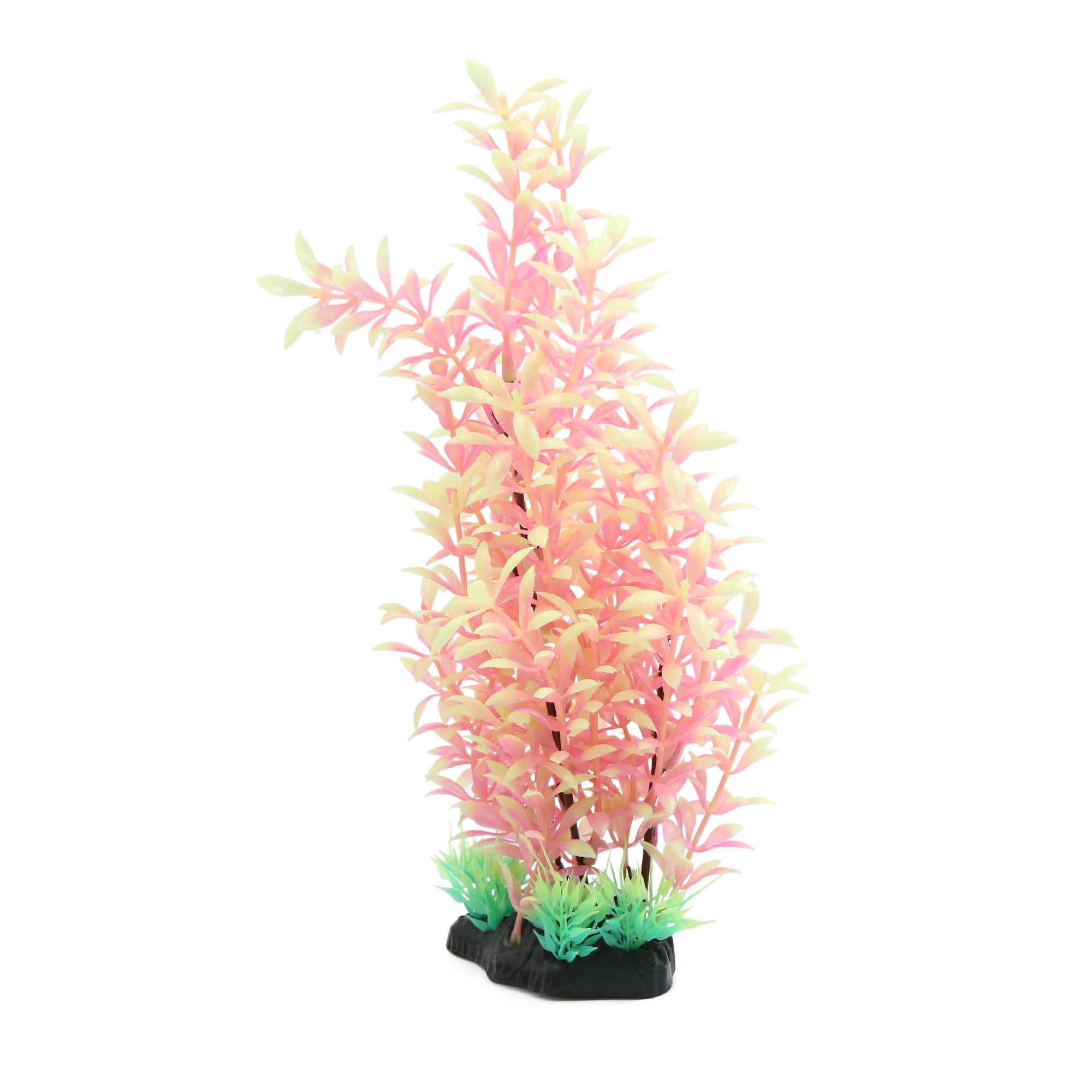 Pink Plant Fish Tank Terrarium Landscaping for Reptiles and Amphibians
