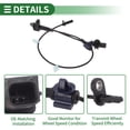 thumbnail image 4 of Unique Bargains ABS Wheel Speed Sensor ABS Sensor Anti-lock Braking System Sensor No.57475SYJH01 for Honda Elysion Rr7 2012-2015 Rear Left, 4 of 7