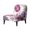 Rose Pattern, variant on HELLHERO Dustproof Armless Slipcovers for Dining Room, Comfortable Armless Accent Chair Soft Cover, Lemon Print