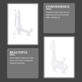 thumbnail image 4 of 12 Pcs Chevalet Transparent Support de Cadre Supports de Plaque Chevalet Supports de Plaque Transparents, 4 of 7