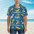 thumbnail image 4 of Balery Men'S Summer Hawaiian Shirts Short-Sleeve Design Name Printed Casual Shirts - Size Name, 4 of 9