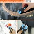thumbnail image 6 of Starwal 2PACK Razor Blade Scraper: 2-in-1 Multi-Purpose Cleaning Tool with Blades, Metal Blades, and Double-Edged Razor Blades for Effortless Removal of Decals, Stickers, Labels, and Paint, 6 of 9