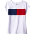 thumbnail image 1 of Camiseta Tommy Hilfiger Core Flag para niña, blanca, talla 7, 1 of 2