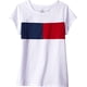 thumbnail image 1 of Camiseta Tommy Hilfiger para niñas, mezcla de algodón blanca 4053, talla 5, 1 of 2