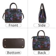 thumbnail image 3 of Crossbody Bag For Women Leather  Bag Purse and Handbag Tote Bag Medium Satchel  Embossing, 3 of 6