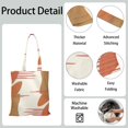 thumbnail image 4 of Sac de Courses en Toile Grain de Bois – Style Artistique Rustique Réutilisable, 4 of 6