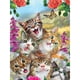thumbnail image 1 of Cuadros Decorativos 5D taladro redondo completo diamante pintura gatos encantadores mosaico imagen DIY Rhinestone DQrwqpou Nuevos Originales, 1 of 8