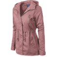 thumbnail image 2 of ORUYROP Women's Lightweight Front Zipper Solid Utility Anorak Hoodie Vest/Jacket, 2 of 7