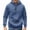 Blue, variant on ITSAME Boys Half Zip Hoodie Pullover Long Sleeve Active Fit Casual Sweatshirt with Kangaroo Pocket Size 7