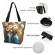 thumbnail image 4 of Fotbe Rustic Daisy Mason Jars Bolsa de Playa con Estampado, Bolsa de Hombro, Bolsa de Mano Espaciosa, Bolsa de Viaje Ligera, Bolsa de Compras Versátil, 4 of 6