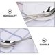 thumbnail image 2 of Cuchara mezcladora de acero inoxidable, 6 uds., cuchara de café multifuncional resistente, cuchara para bebidas para restaurante en casa kaili Sencillez, 2 of 2