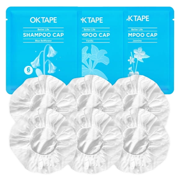 Cápsulas de champú OK TAPE sin agua (paquete de 6), 3 aromas para personas mayores