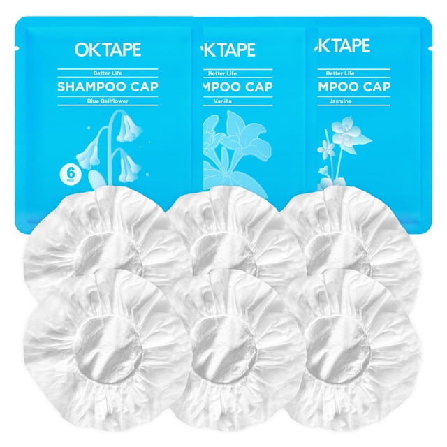 Cápsulas de champú OK TAPE sin agua (paquete de 6), 3 aromas para personas mayores