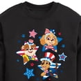 thumbnail image 3 of Paw Patrol - Americana - 4th of July Pup Stars - Toddler & Youth Crewneck Fleece Sweatshirt, 3 of 6