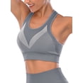 thumbnail image 2 of FUTATA High Impact Sports Bras For Women Seamless Padded Yoga Bras Push Up Racerback Bras Bralettes For Yoga Running Active Gym Workout Fitness Bras, 2 of 6