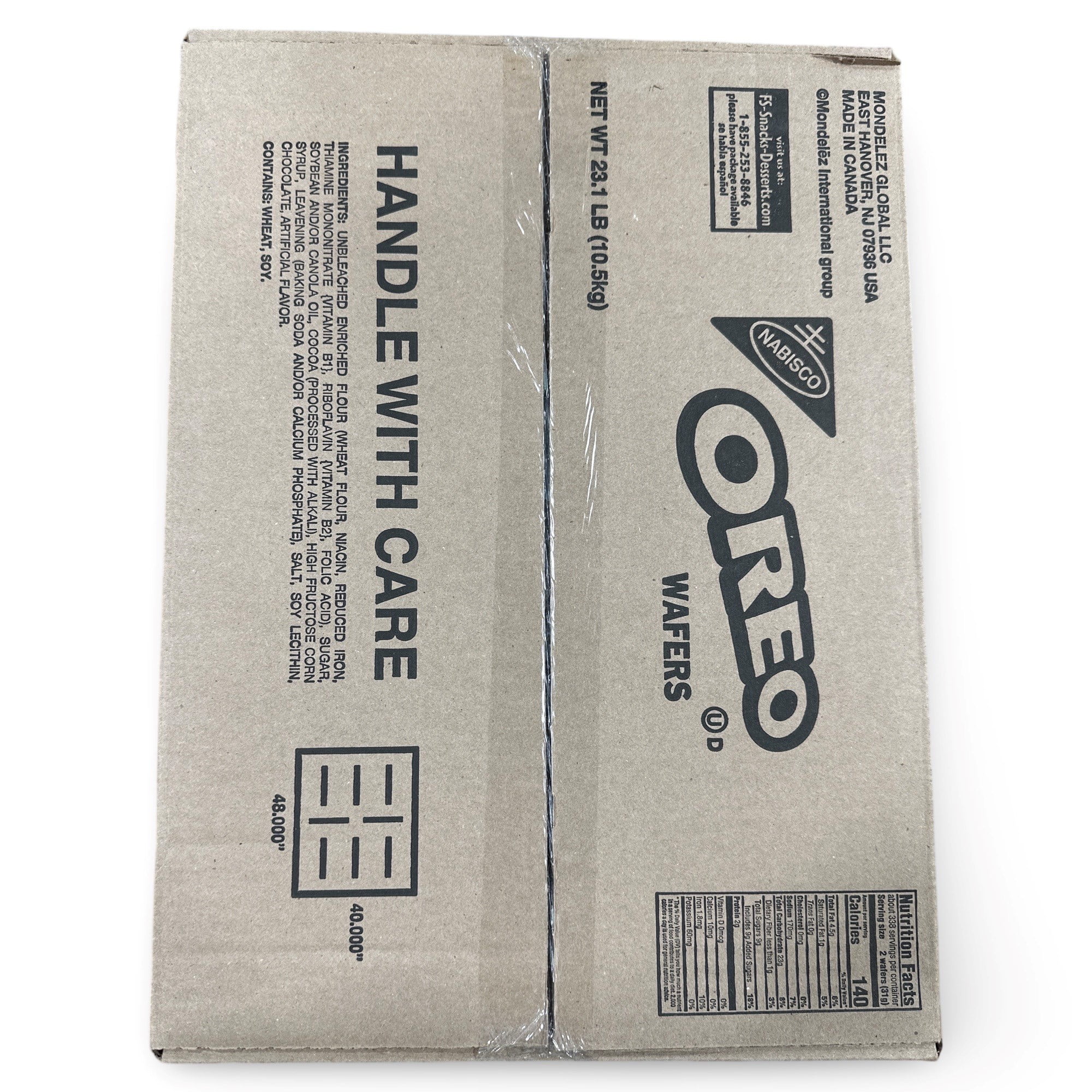 Oreo Chocolate Sandwich Cookies 3-inch Wafers