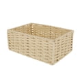 thumbnail image 3 of Canasta organizadora imitada Rattan Woven Desktop Caja de almacenamiento Sundies Cesta de almacenamiento, 3 of 8