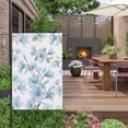 thumbnail image 3 of Blue Magnolia Flower Garden Flag 12 x 18 Inches, Watercolor Blue Floral Leaf Weather Proof Outdoor Patio Flags Double Sided Small Garden Decoration for Yard Outside Home, 3 of 9