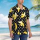 thumbnail image 3 of Balery Banana Camisas hawaianas de manga corta para hombre, camisas playeras de corte holgado, camisas de vacaciones con botones,XX-Large, 3 of 7
