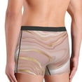 thumbnail image 3 of Goofa Rose Gold Glitter Splatter Printed Men's Boxer Briefs Underwear, Moisture-Wicking Underwear, Trunk,Soft and Breathable Cotton Underwear-XX-Large, 3 of 9