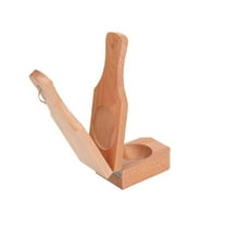 Oimcto Banana Smasher,Wooden with Handle 2 in 1 Portable Wooden Banana Maker Wood Latin Cooking Utensil for Making Stuffed,Include:1 × Banana Smasher