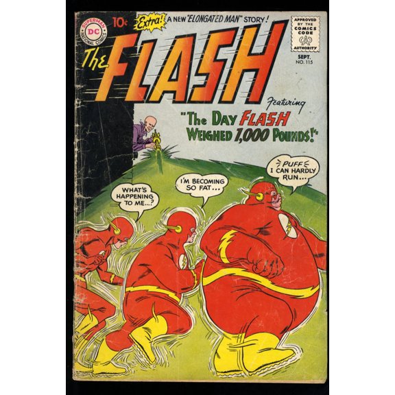 Flash #115 GD 2.0 2nd appearance of Elongated man! Comic Book
