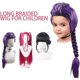 thumbnail image 2 of Exquisite For Rumi Wig, Long Purple Braid Wigs for Kids Girls, Halloween Anime Cosplay Costume Wig, 2026 New Halloween Party Accessories Props (Purple, 2 of 5