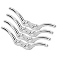 thumbnail image 3 of Fyydes Rope Cleat Hook,Rope Cleats With Screw,4in Stainless Steel Boat Rope Cleats Hook Flagpole Rope Cleats With Mounting Screw, 3 of 8