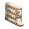 thumbnail image 1 of Caja de almacenamiento de huevos con tobogán transparente Caja de almacenamiento de huevos con escalera de 4 capas Refrigerador Puerta lateral Dispositivo de enrollado automático de gran capacidad, 1 of 6