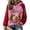 Pink, variant on Christmas Women's Dolly Hoodies Graphic Long Sleeve Hooded Sweatshirt Dolly Memorial T-Shirt,(M)
